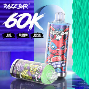 razz-bar-60000-puff wholesale disposable vapes with flavor switching