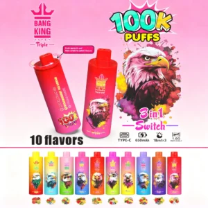 BANG KING 100000 PUFFS Triple Disposable Vape Main wholesale disposable vape
