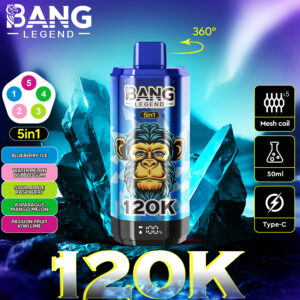 BANG LEGEND 5IN1 120000 PUFF 6 wholesale disposable vape