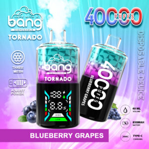 BANG TORNADO B40 40000 PUFFS Disposable Vape BLUEBERRY GRAPES wholesale disposable vape