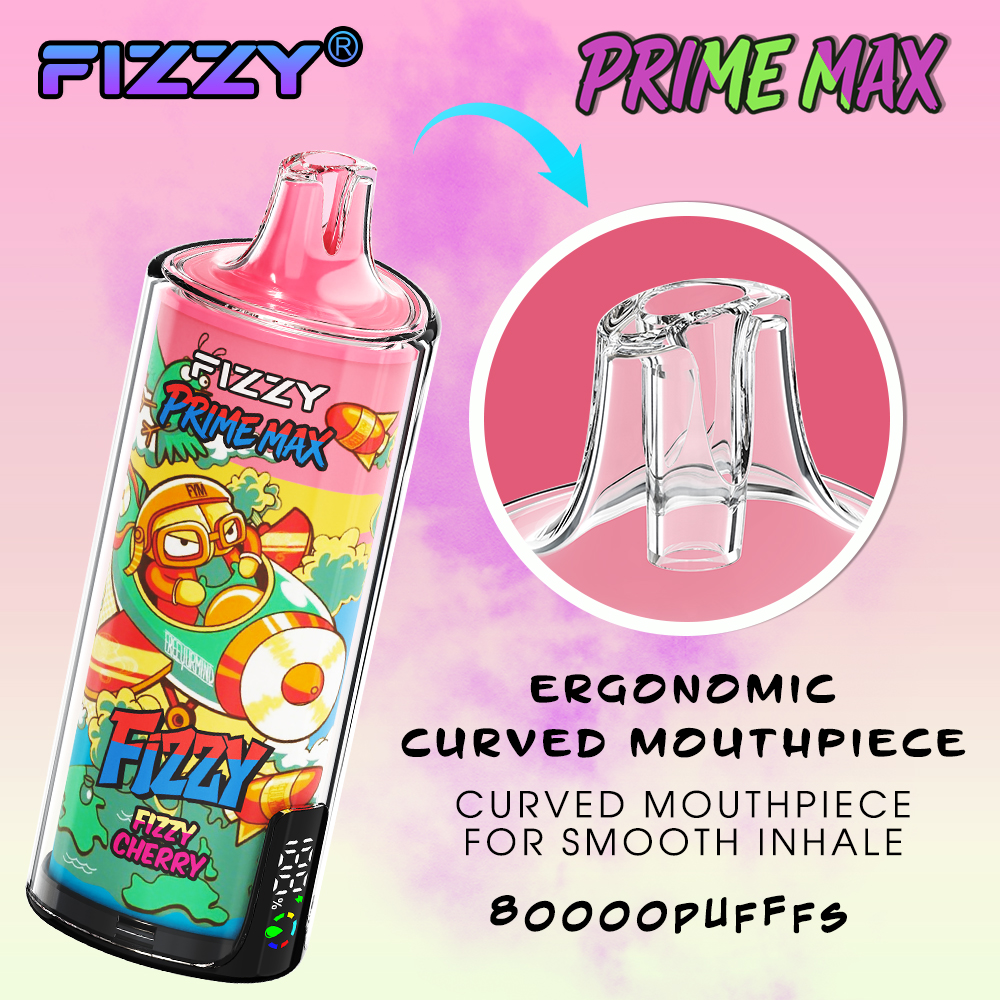 Fizzy Prime Max 80K Disposable Vape Main Body Package wholesale disposable vapes retail package