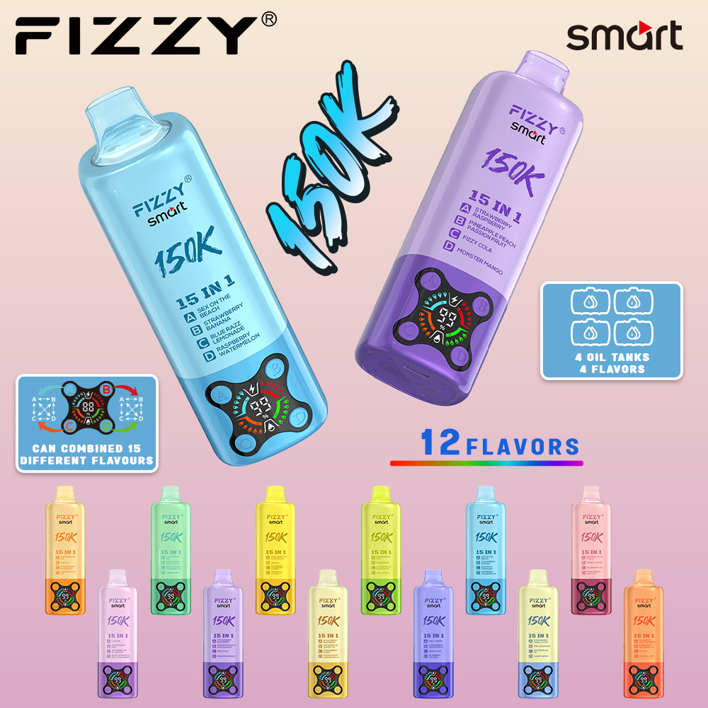 Fizzy Smart 150K Disposable Vape Main Body Flavordisposable vapes flavours