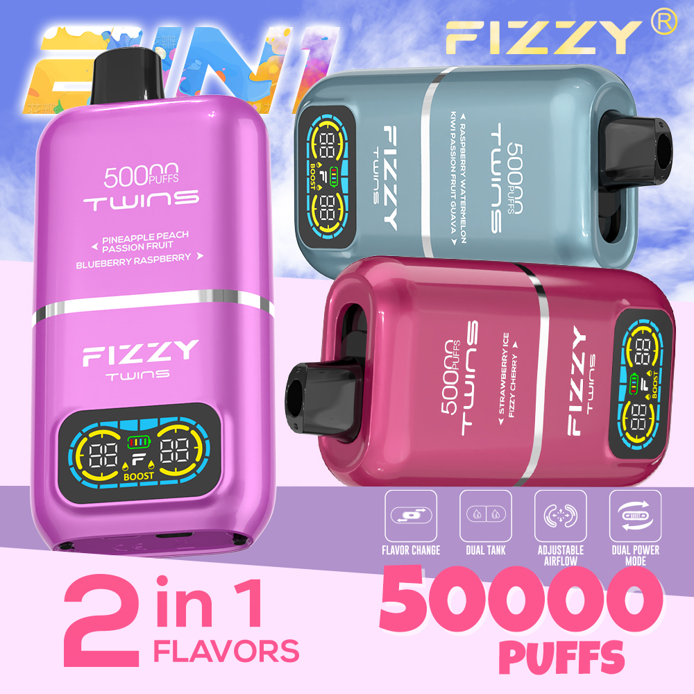 Fizzy Twins 50K Disposable Vape Main Body flavor3 wholesale disposable vape