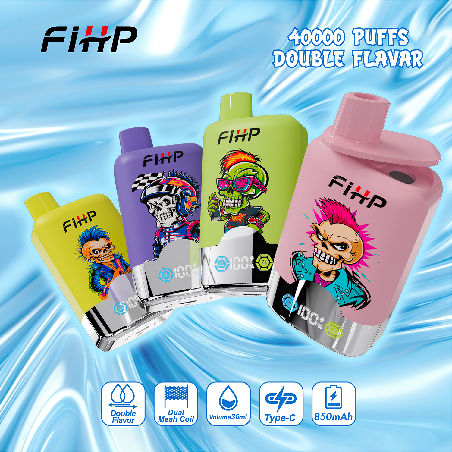 Fihp 40K Flavours 005 wholesale disposable vape
