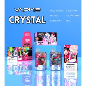 Vapme Crystal 20K Flavours 002 1 wholesale disposable vape